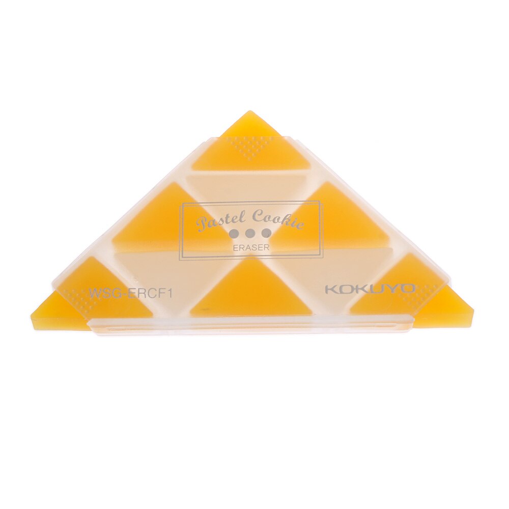 Borradores de goma triangulares creativos para estudiantes, pluma Flexible y duradera, papelería, suministros escolares para niños, 1 Uds.