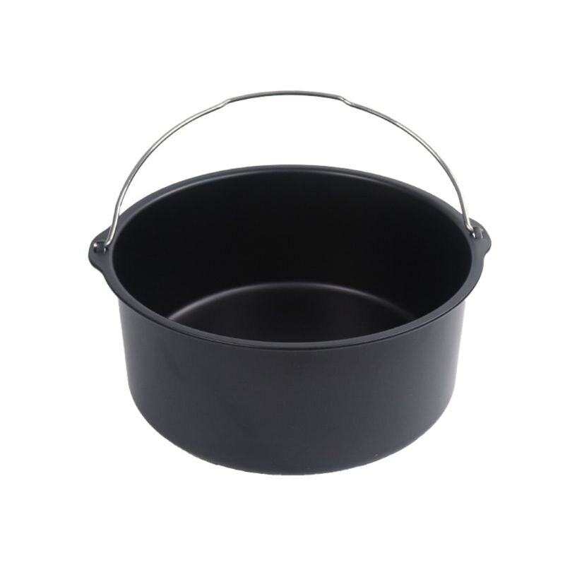 6/7/8'' Non Stick Cake Mold Baking Tray Pan Round Roasting Basket Bakeware Mould Air Fryer: 07