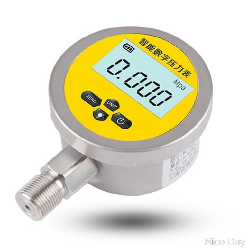 Digitale Hydraulische Manometer 0-60MPa 5 Einheiten 3.15 "Zifferblatt für Luft Kompressor GXMD