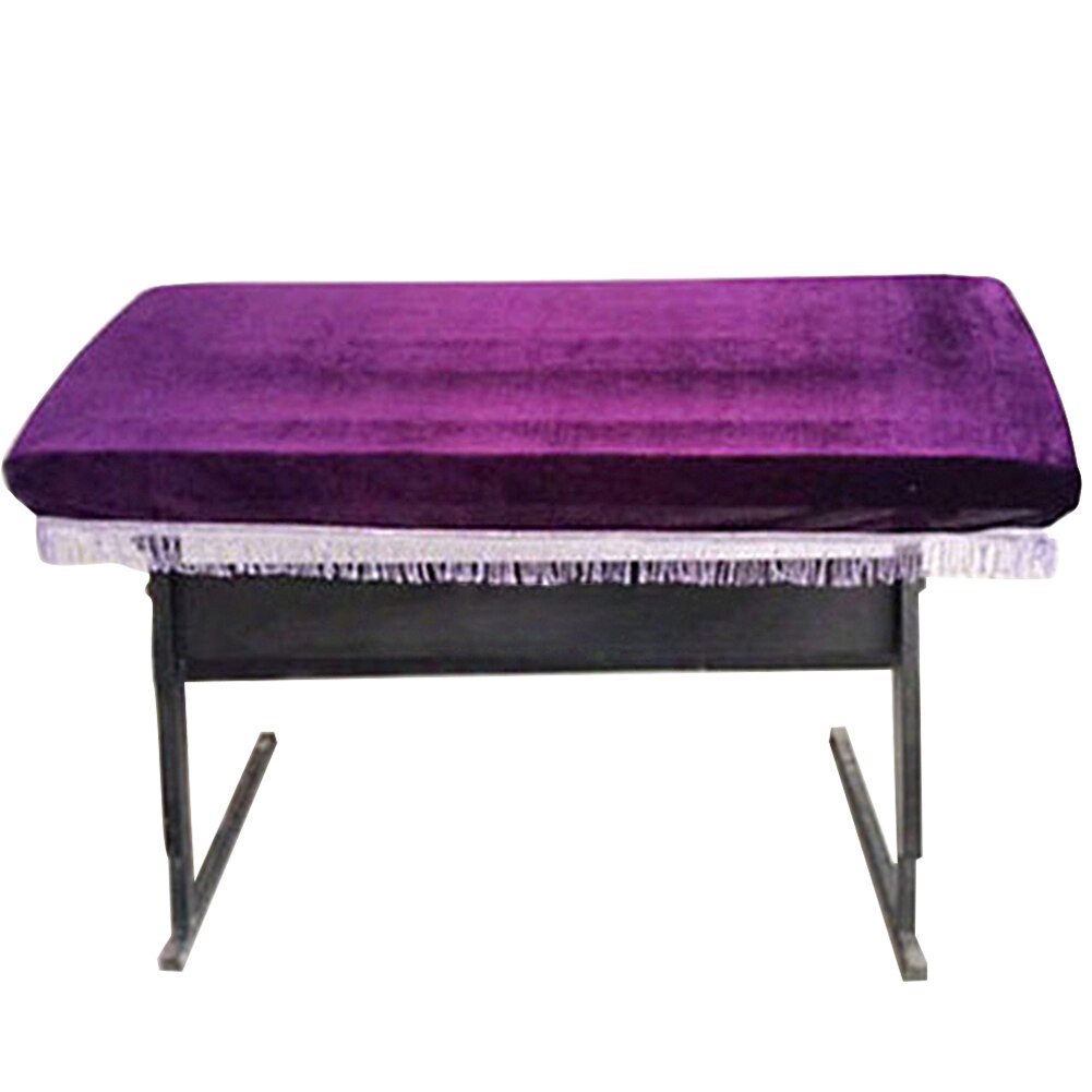 Dust Proof Universal Musical Instruments Accessories Storage School 88/61 Keys Pleuche Tassel Electric Piano Cover Home Bag Tool: violet / 2