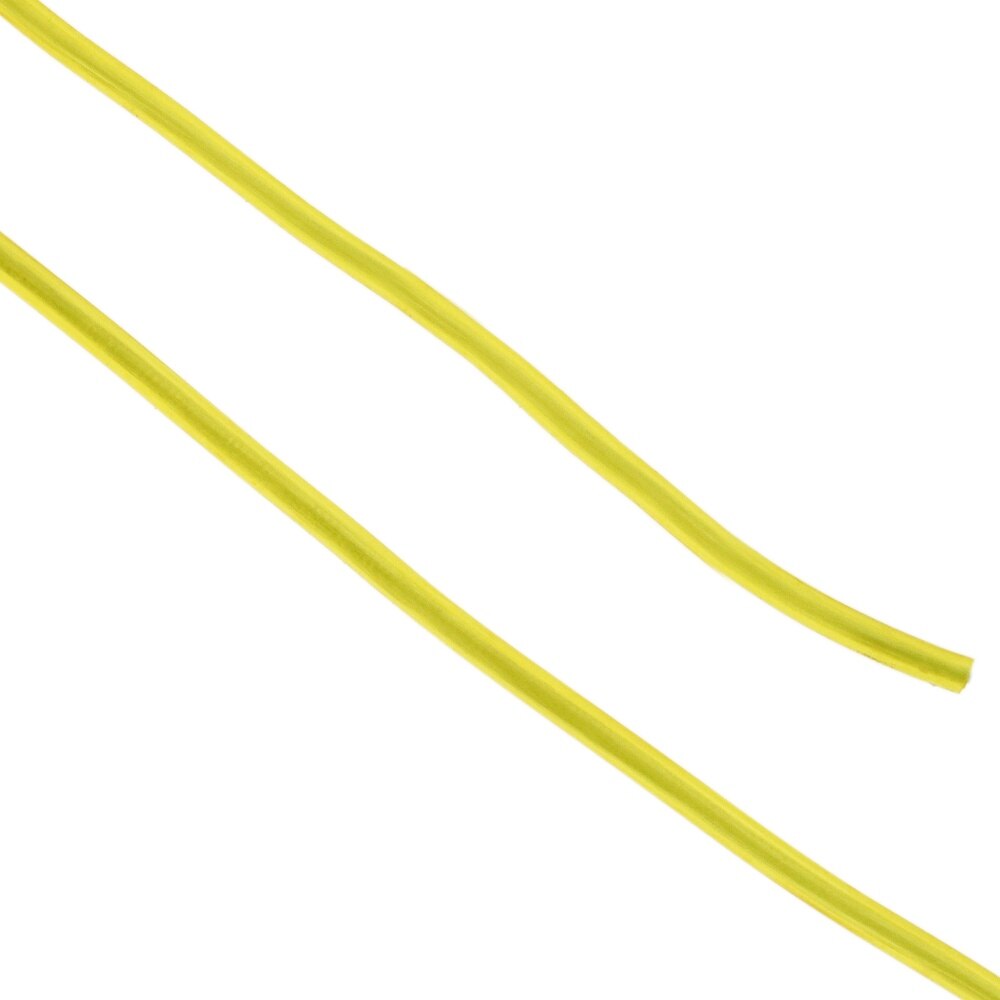 PrimeMatik-PVC clothesline rope with polypropylene core 20 m x 3 mm yellow