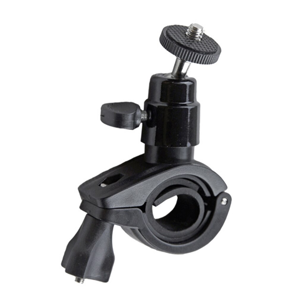 Aluminum Alloy Camera Mount Bike Motorbike Front Bar Handlebar Camera Support Rack 360 Degree Rotation Stand