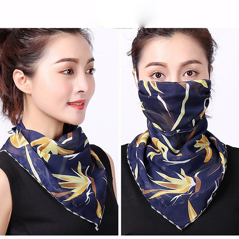 Frauen Ich bin Freien Bandana Gesicht Schild Druck Ohr Gesicht Abdeckung Sport Winddicht Schal Nacken Rohr Gesicht Staub Reiten Radfahren Bandana: c8