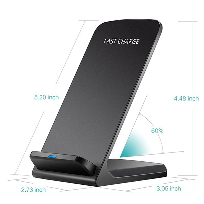 Qi chargeur sans fil pour iPhone XS Max XR X 8 support rapide support chargeur sans fil pour Samsung S9 S8 Note 8 Xiaomi mix 2s