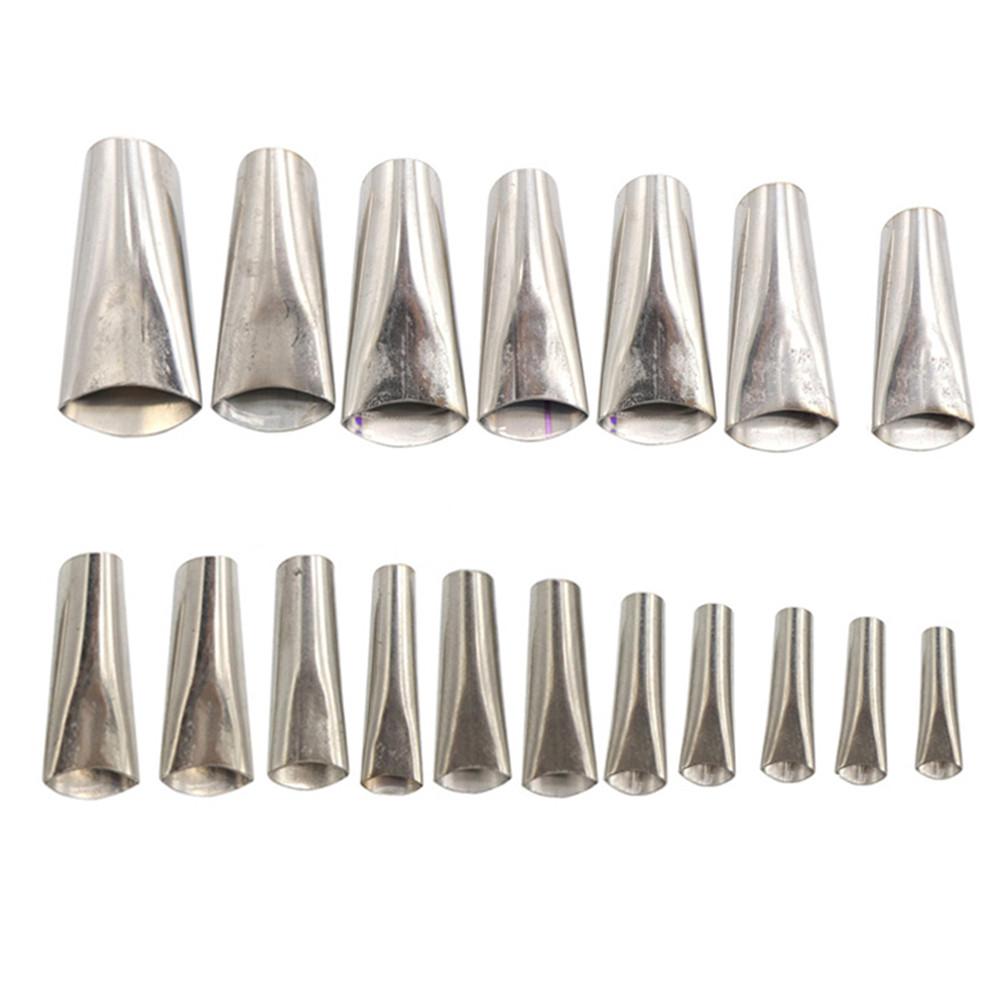 1 Set Caulking Finishing Tool Mighty Anti-rust Stainless Steel Caulking Nozzle Finisher For Door Window Sink: 18pcsset