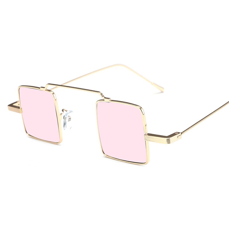 Dames zonnebril punk stijl heren zonnebril klein montuur zonnebril  uv400 retro acryl lenzen