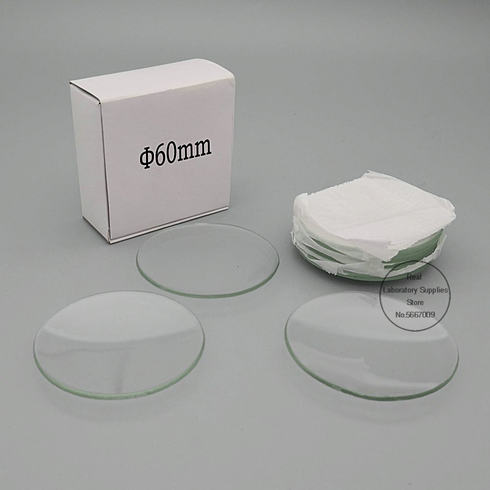 10pcs/Lot Lab 60mm Transparent Watch Glass for School Experiment
