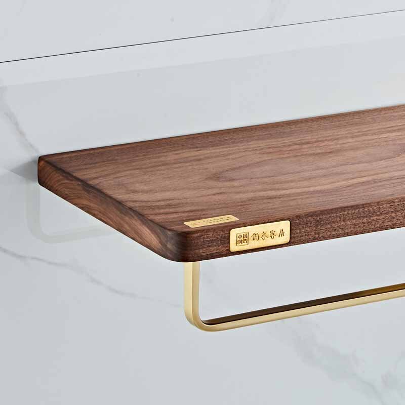 Juego de accesorios de baño, toallero, soporte de papel, barra de toalla, estante de esquina, soporte para escobilla de baño, Set de accesorios de baño dorado cepillado