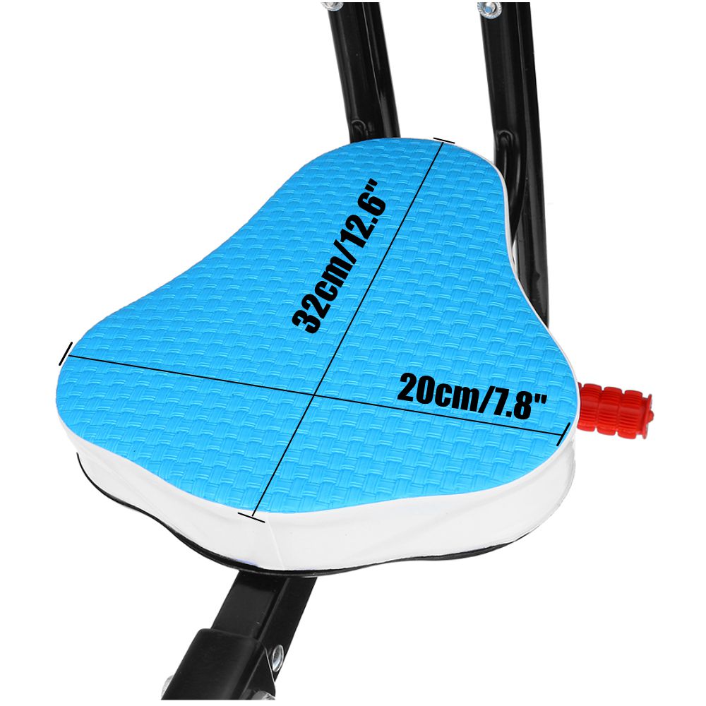 Selle de vélo détachable Tube en acier cadre de siège vélo électrique pliant siège avant selle enfants enfant enfant pliable plaque de siège