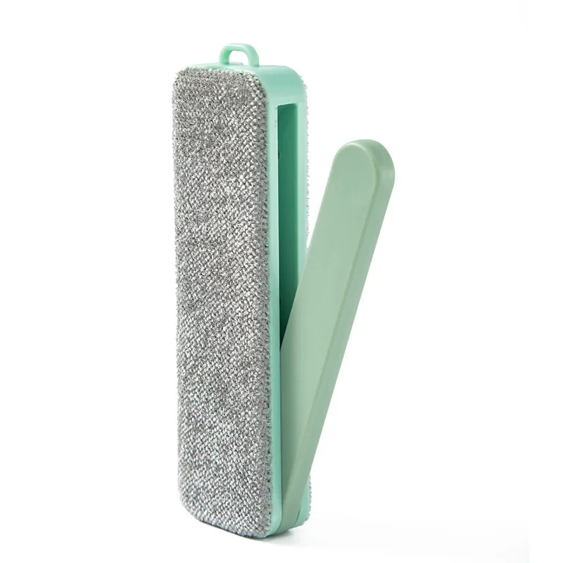Lint Remover Clothes Lint Roller Reusable Hair Cleaning Brush Static Dust Folding Double-sided Bristles Coat Pet Remover Brushes: WHITE
