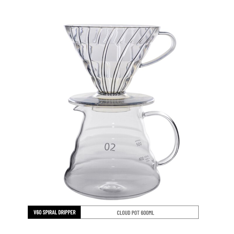 V60 Hand Punch Coffee Cup Resin V60 Drip Coffee Funnel Portable Coffee Appliance Hand Punch Coffee Kitchen For Dining: NO2