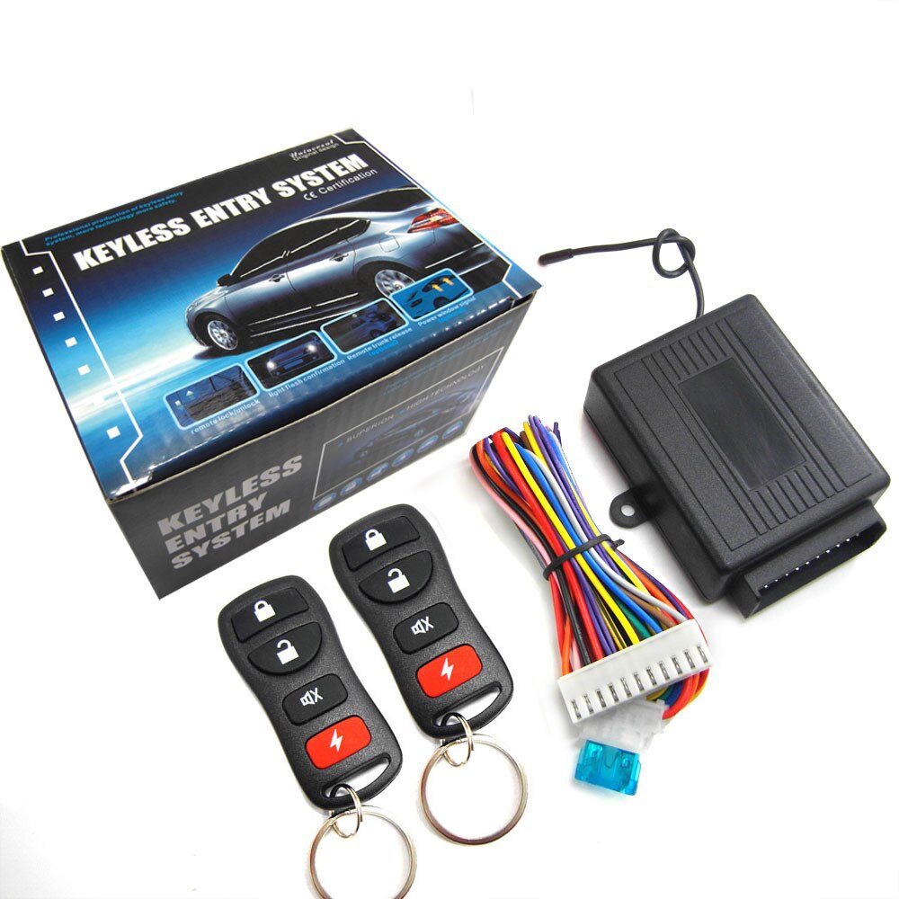 Zentralverriegelung Keyless Eintrag System Auto Alarm Fernbedienung Geschmack Tür Auto sperren Energie Fenster Stamm Freisetzung Regler Universal-: 8170