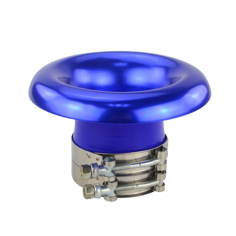 Car 3 Inch Short RAM Cold Air Compressor Intake Inlet Velocity Stack Turbo Horn Kit with Silicone Hose and SS304 Clamp: Default Title