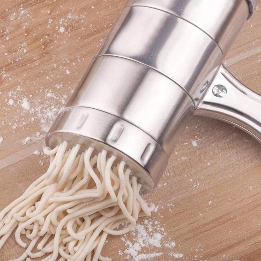 De acero inoxidable Manual de Fabricante de fideos prensa máquina de Pasta máquina de manivela de utensilios de cocina haciendo espaguetis cocina accesorios de utensilios para cocina