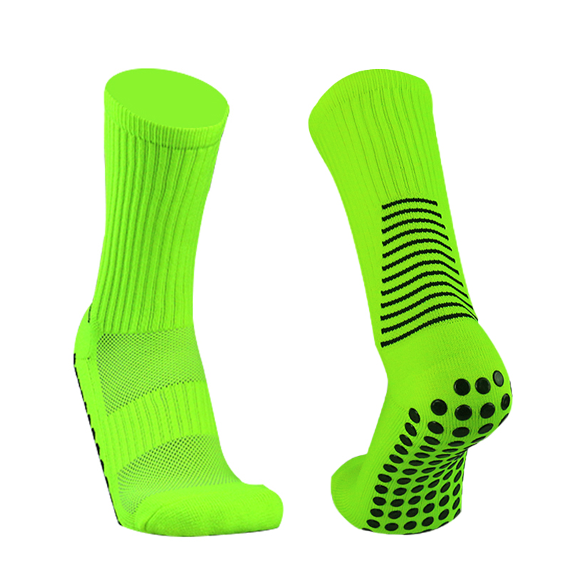 Mens Womens Heel Shield Pattern soccer Socks Sports Square Silicone Non-Slip Football Socks calcetines antideslizante futbol