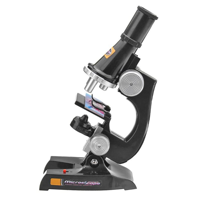 Microscope Kit Lab 100-1200X/100-450X Home Biological Microscope for Kids Electronic Microscope: 100X-200X-450X