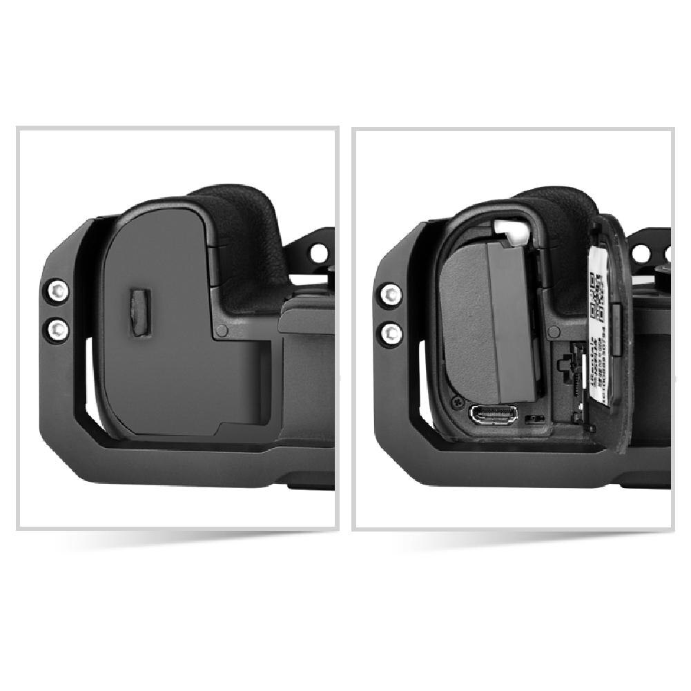 Yelangu kamerakäFeige für eos  r5/r6 kamerarig, videorig, vollmetall-schutzrahmen, 38mm Standard-auswurfschächte