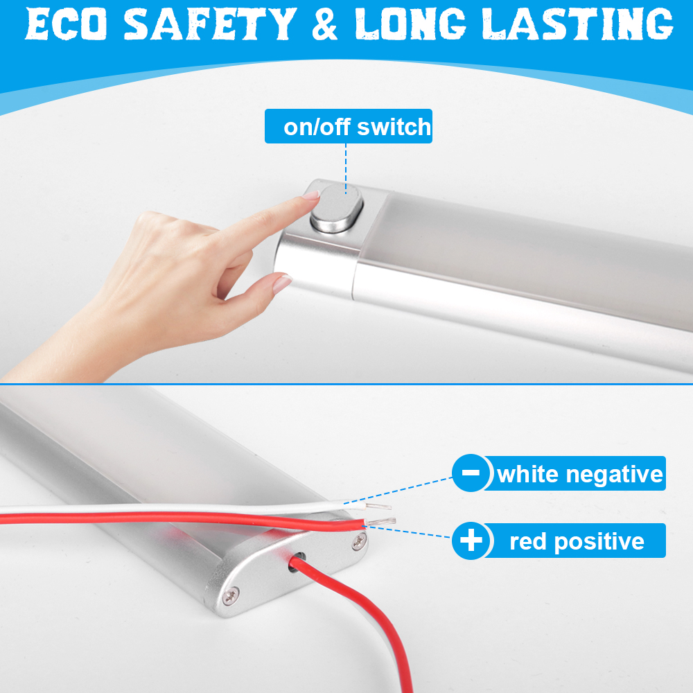 Tira de luces Led para iluminación Interior de coche, lámpara de techo para Camper, furgoneta, RV, SUV, camión de carga, 4x4, barco todoterreno, 168, 120, 6000K