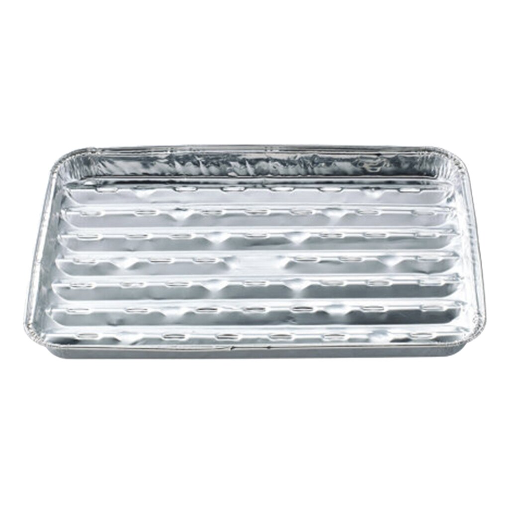 5 Packs Aluminiumfolie Grillen Trays Rechthoekige Barbecue Voor Bbq Camping