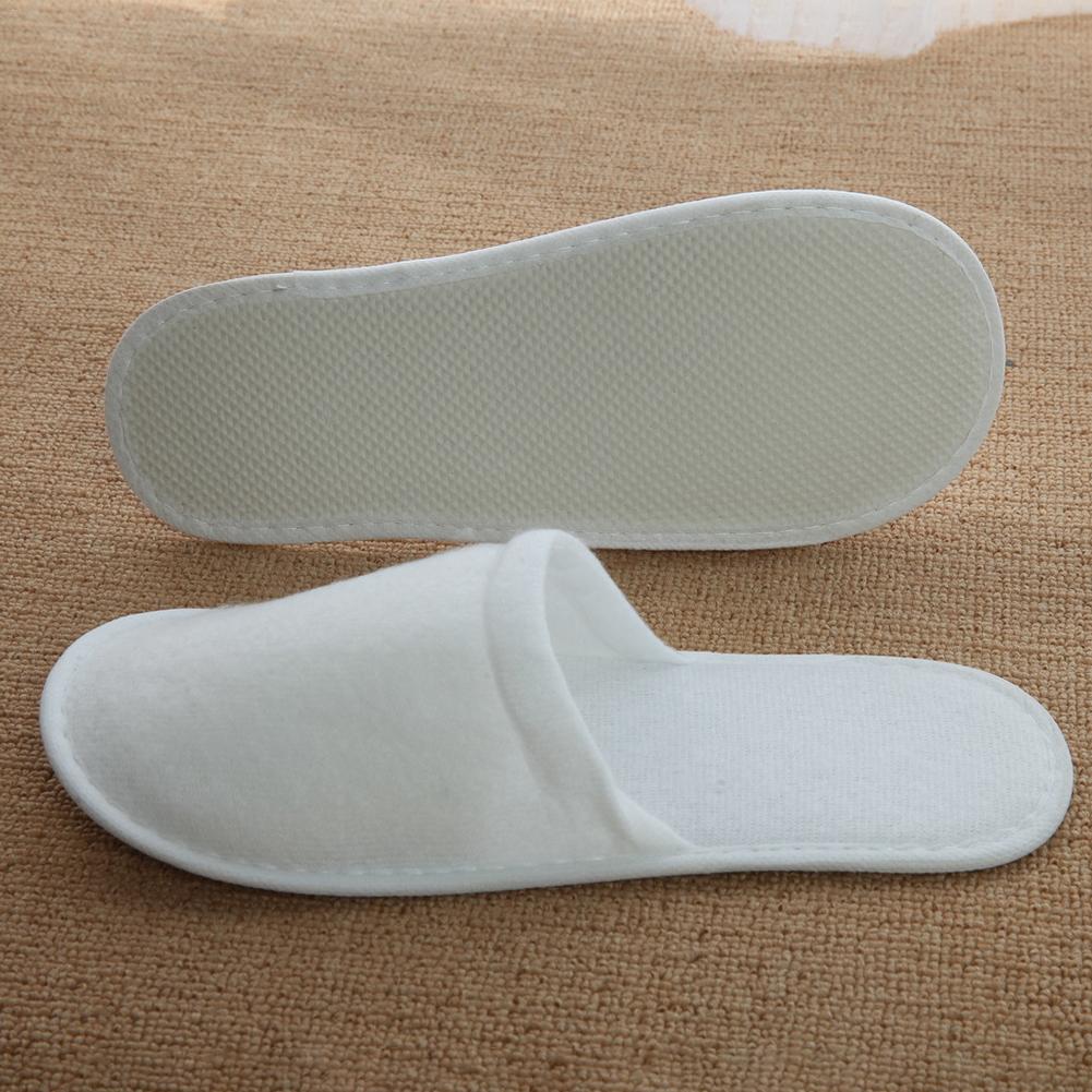 10 paar hotel reis spa wegwerp slippers thuis gasten slippers wit blauwe schoenen 40p