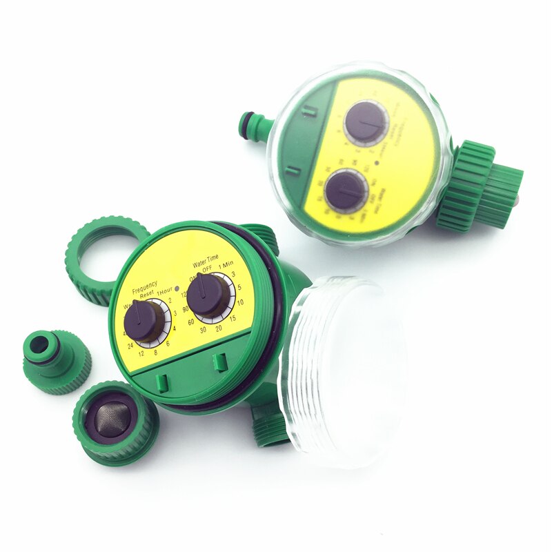 Knob Electronic Water Timer Garden Solenoid Valve Irrigation Timer Controller For Electronic Sprinkler System Home Office 1 Pc