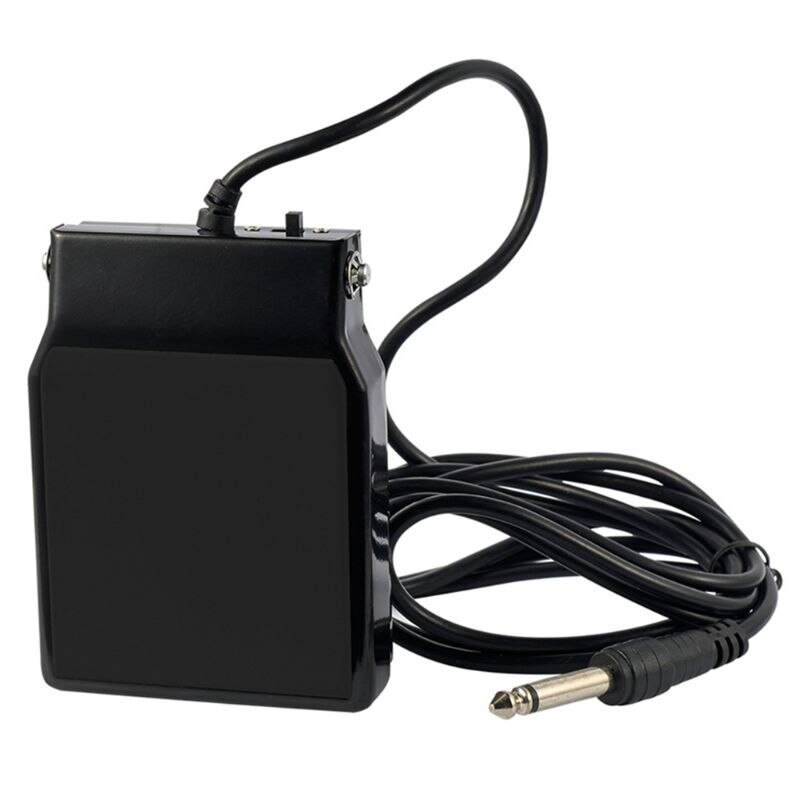 SP20 Black Sustain Pedal Foot Switch For Electronic Keyboard Drum Tone D0LB: Black