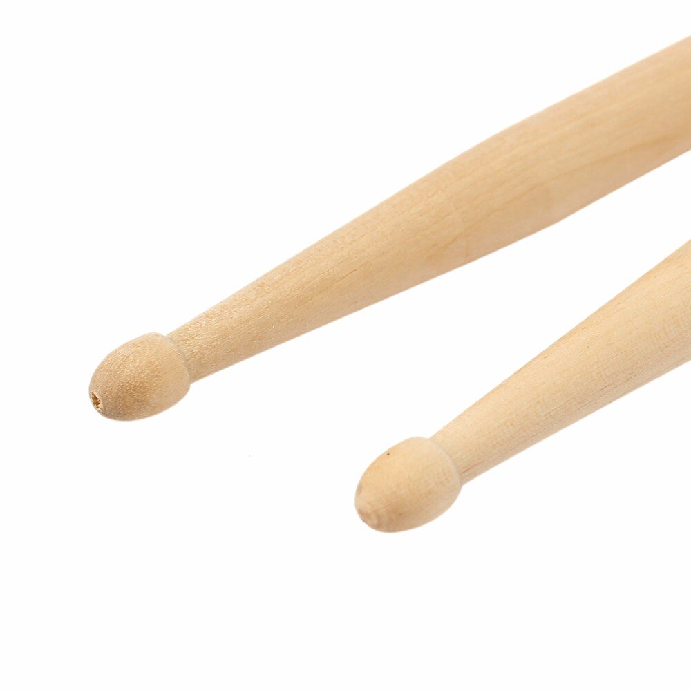 Drumsticks Lightweight Wood Color Drum Sticks Musical Aparts Maple 5A Size Maple Wood Drumsticks Stick For Drum 1 Pair