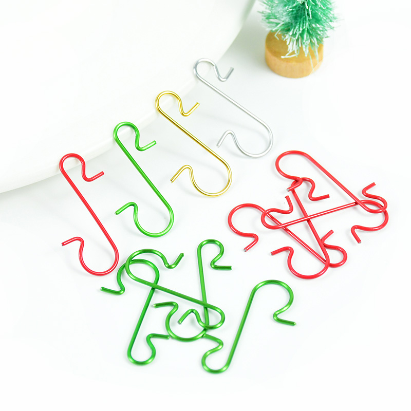 50 stk julekroker juletrepynt mini s-formede kroker krans ornament ball anheng kroker kroker jule hjemme festutstyr