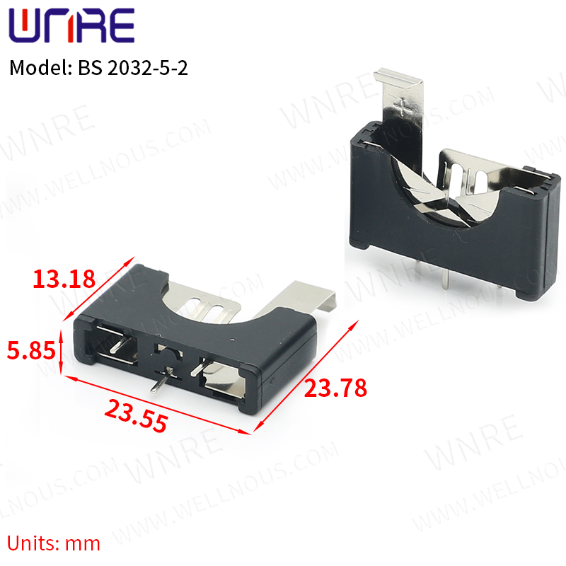 BS Battery Holder Series Coin Cell Battery Holder Black/White/Coffee Battery Storage Socket: Orange / 10-19Pcs