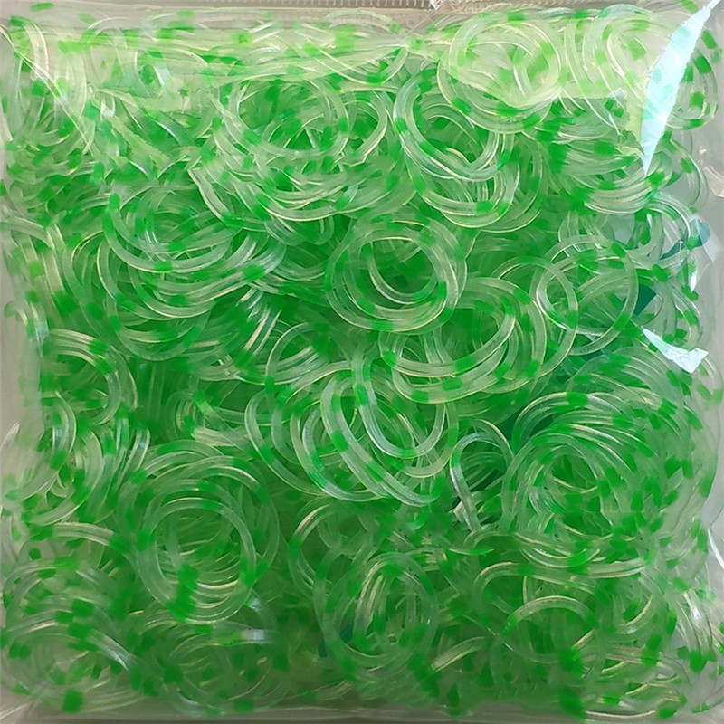 600 Stuks 46-60 Kleuren Loom Elastiekjes Armband Voor Kinderen Of Haar Rubber Loom Bands Maken Handmatig Geweven kleurrijke Diy Speelgoed Kerst