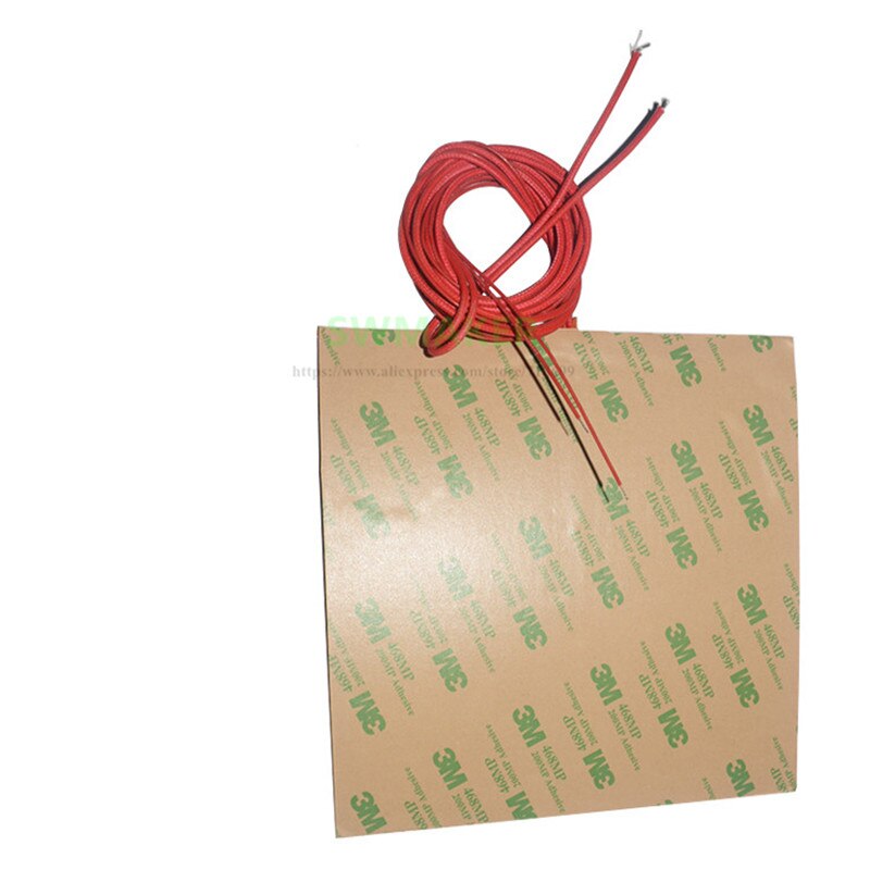 250x250mm 12V/24V/110V/220V 3D printer square silicone heater silicone rubber heating plate/pad 250*250mm dielectric sheet