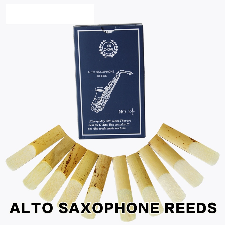 XINZHONG 2 1/2G Alto/Bb Tenor/Bb Sopraan Saxofoon Rieten voor uw keuze 10 stks/doos