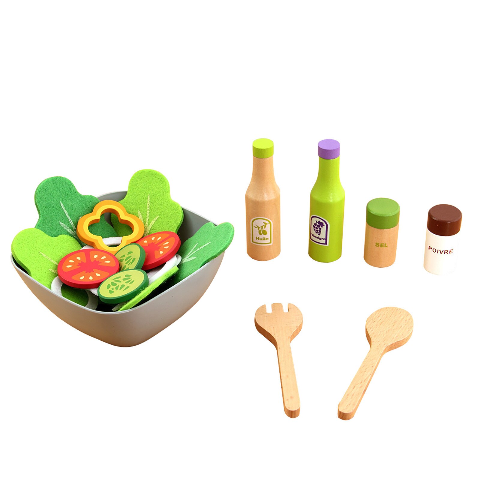 Koolbitz Kids Pretend Kitchen Complete Playset With Realistic Fruits