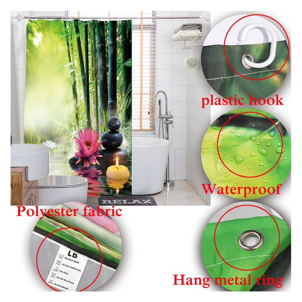 LB Lichtblauw Cartoon Wereldkaart Blauwe Zee Douchegordijn Dier Waterdicht Polyester Badkamer Gordijnen Stof Voor Bad Decor