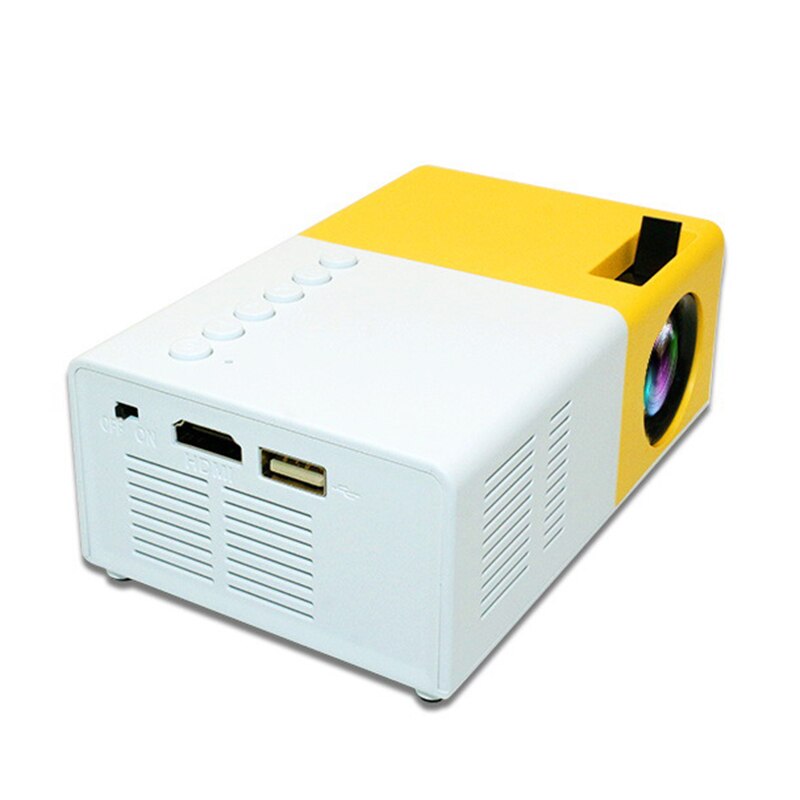 Projector Mini Portable Home Theater Office HD 1080P Entertainment Built-in Speaker LFX-ING