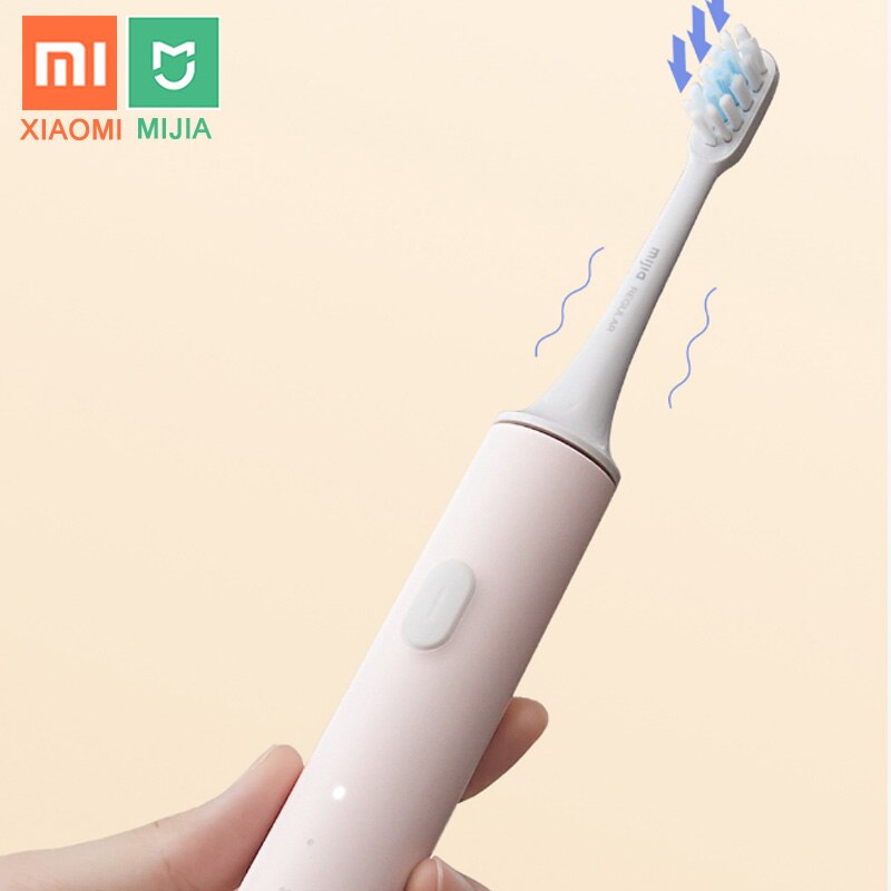 XIAOMI MIJIA T500 Electric Toothbrush Smart Sonic Brush Ultrasonic Whitening Teeth Vibrator Mi Wireless Oral Hygiene Clean