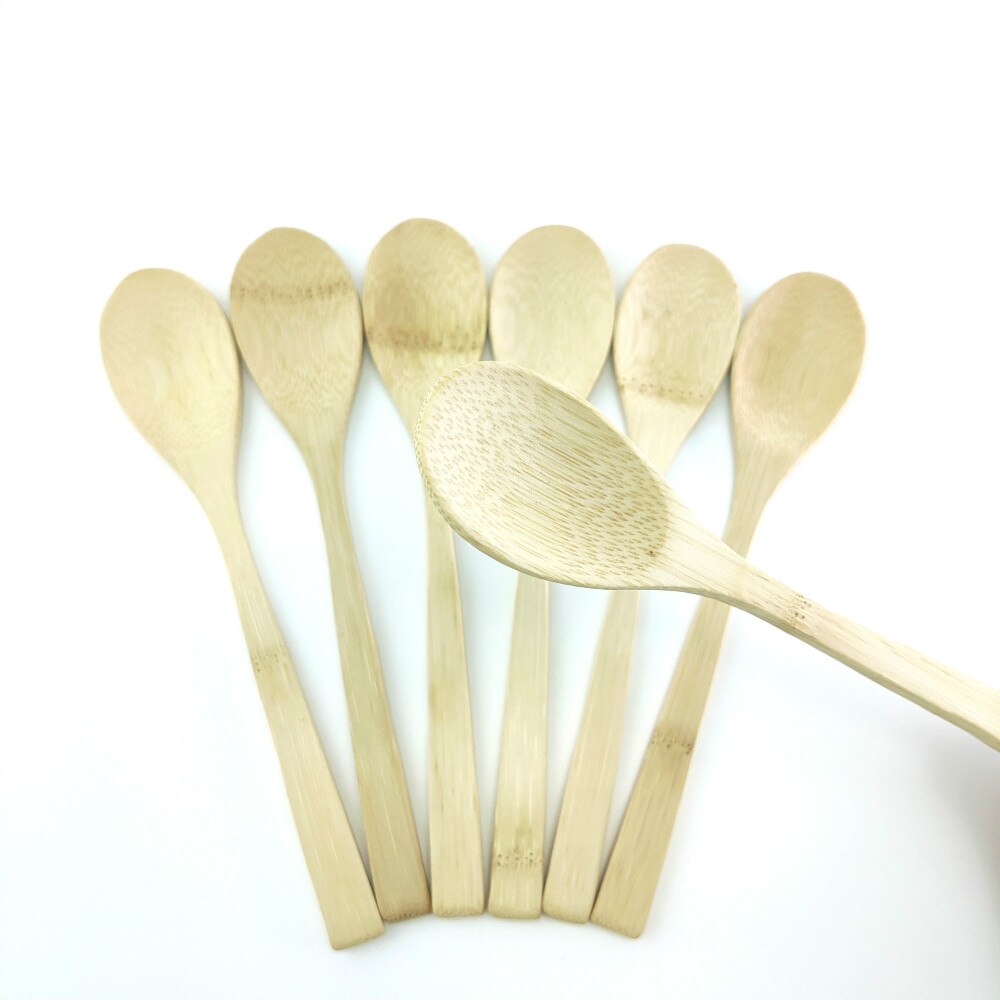 Organic bamboo Wood Cutlery Natural Bamboo Spoon Coconut Palm Coconut Spoon for Coconut shell bowl Bamboo Spoon Cutlery
