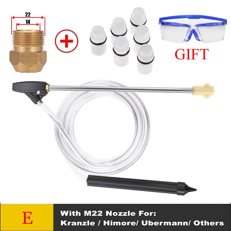 Pressure Washer SandBlasting Kit Wet Sandblaster Lance Nozzle for Karcher K5 Huter Interskol Lavor Parkside High Pressure Washer: E