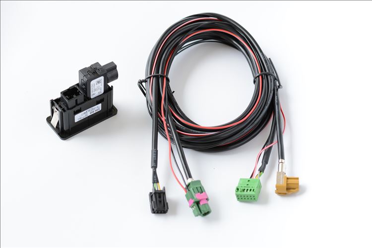 MIB2 CarPlay USB AUX Switch CarPlay MDI USB AMI Adapter Plug Socket Harness Cable For V.W Golf 7 MK7 5G0 035 222 F 5Q0035726H