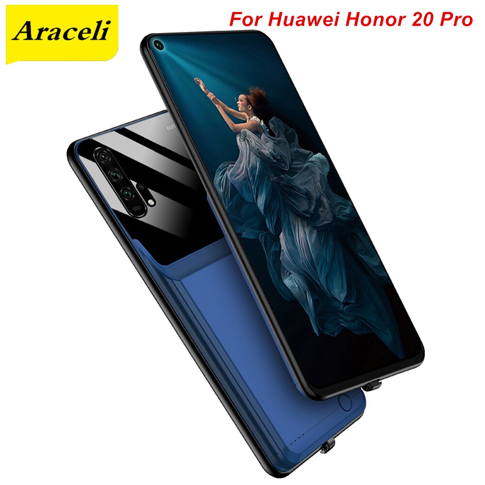 Araceli 10000 Mah Voor Huawei Honor 20 Pro Batterij Case Externe Lader Cover Pack Power Case Bank Honor 20 Pro batterij Case
