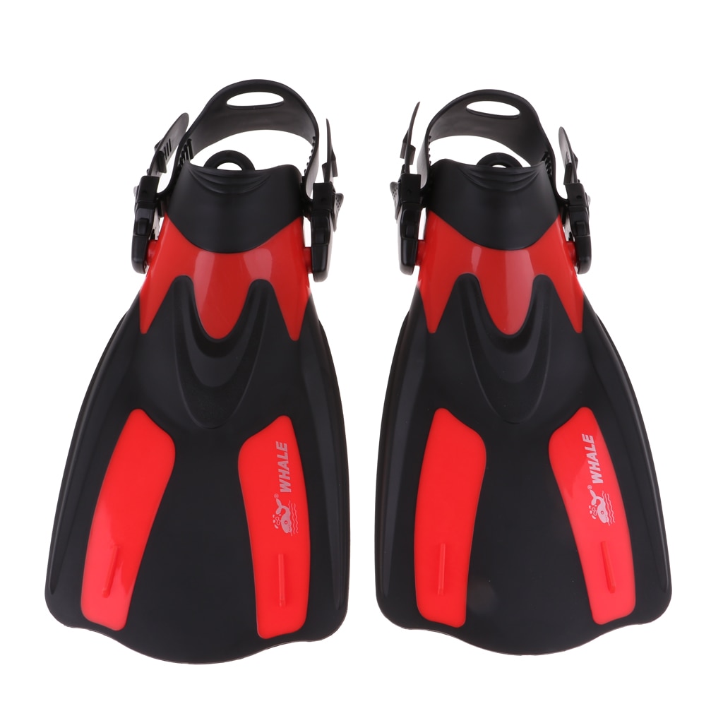 Open-Heel Foot Flippers Well-Balanced Diving Fins Flippers for Travelling Scuba Dive Swimming Practice Training