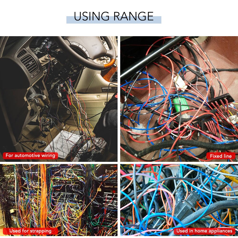 Car Cable Harness Wiring Adhesive Cloth Fabric Tape for volvo xc90 xc60 S60 S80 S40 V40 V50 V70 v90 for Ford focus fiesta