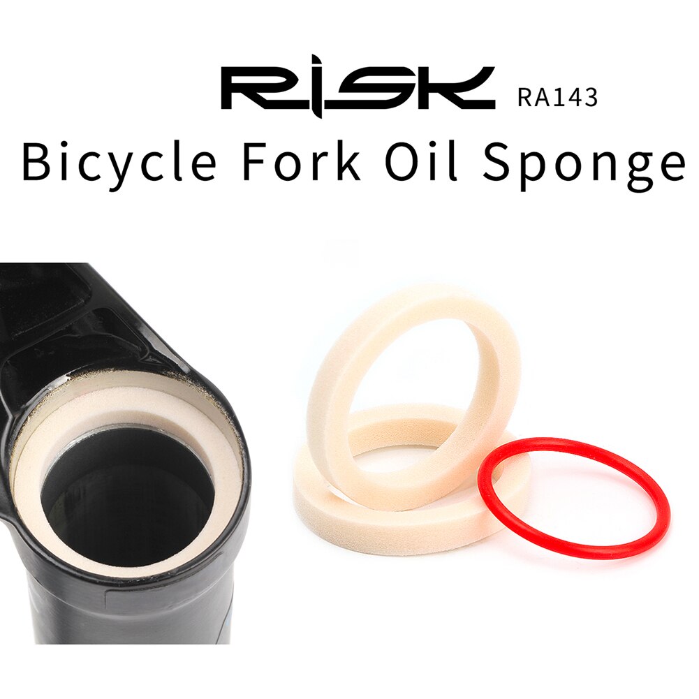 2 stücke Mountainbike Fahrrad Gabel Öl Schwamm Staub Öl Absorbieren Abgedichtet Schaum Ring 32mm/34mm/35mm/36mm Radfahren Zubehör