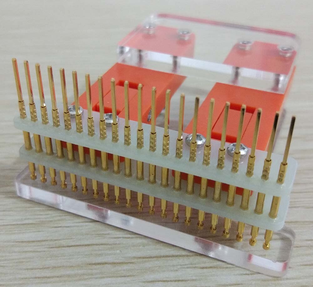 LCD écran testeur PCB pince gabarit montage sonde 2.54 (sans fil) télécharger programme programmation brûler