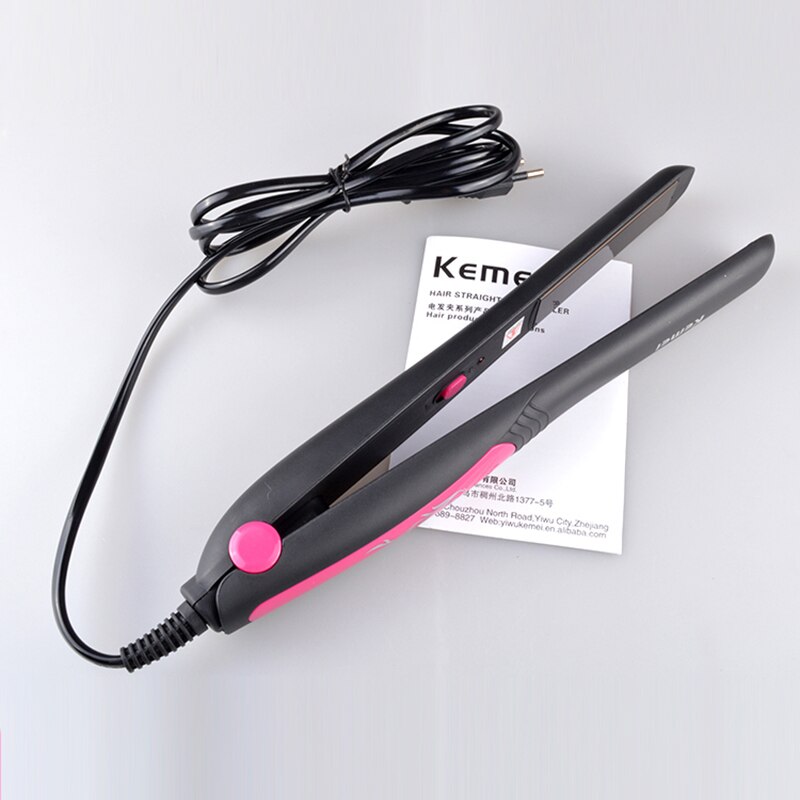 Kemei KM-329 profissional alisamento ferros elétrica barba alisador de cabelo ferro liso rápido aquecer KM-328 ferramentas estilo