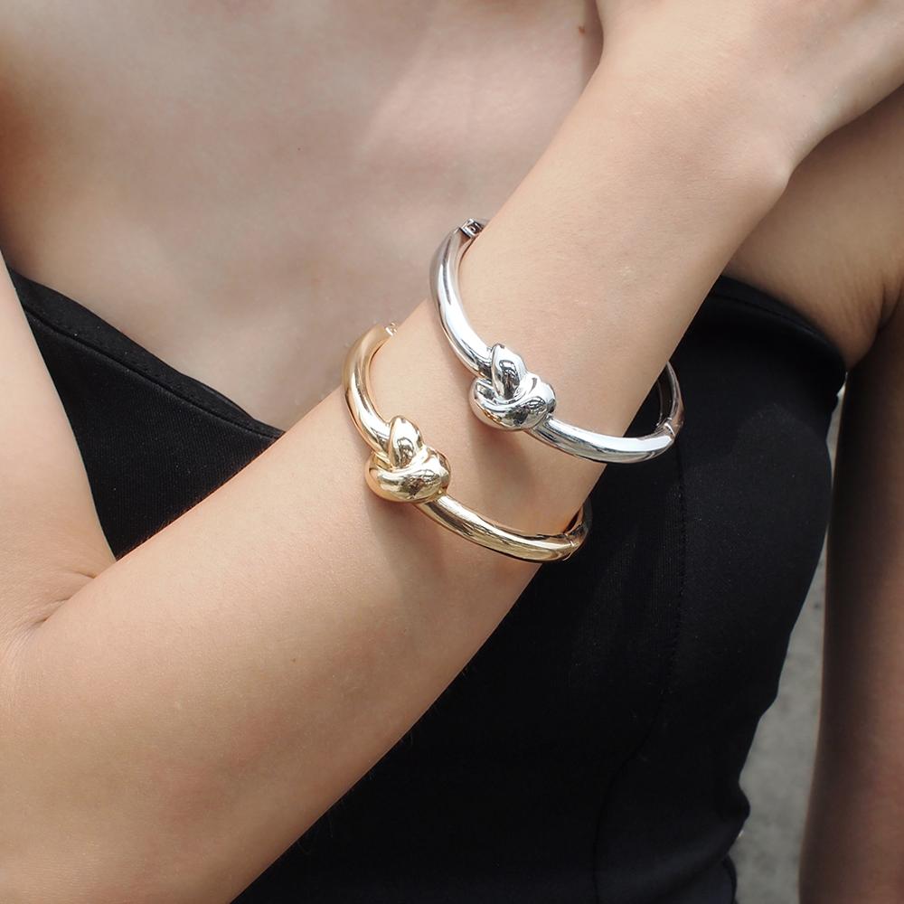 MANILAI Eenvoudige Legering Armbanden Armbanden Vrouwen Geometrie Verklaring Manchet Armbanden Sieraden Goud Zilver Kleur