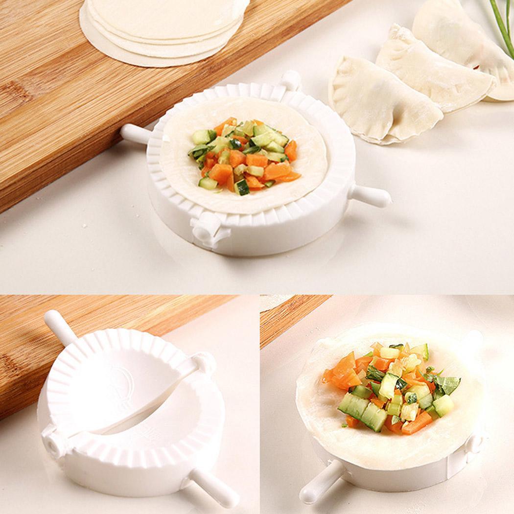 3pc/ set gör-det-själv-dumplingsform jiaozi maker degpress dumpling paj ravioli formklämmor köksredskap prylar tillbehör också