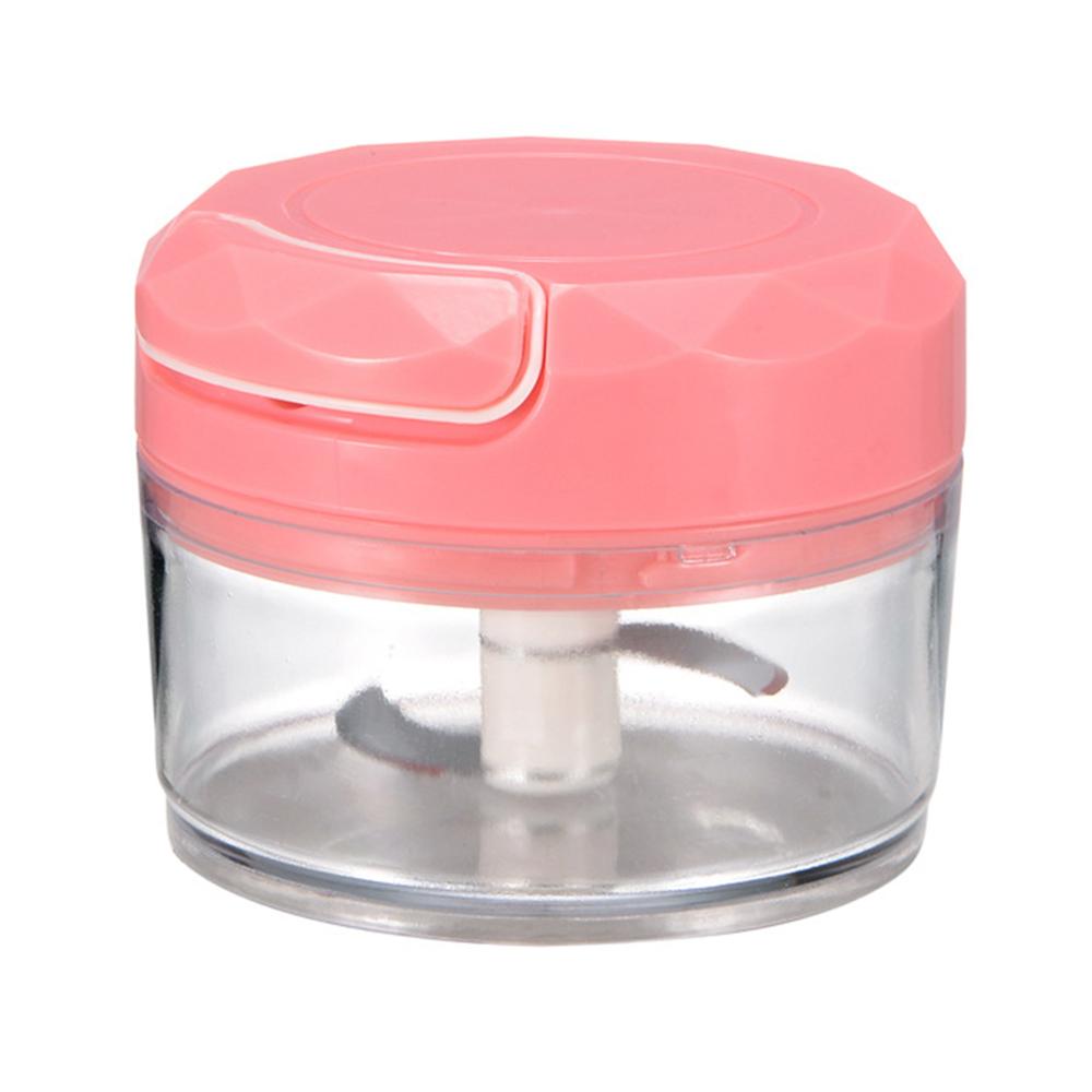 Mini pomme de terre carotte ail Cutter robot culinaire broyeur manuel hachoir à viande manuel fruits légumes hachoir trancheuse cuisine outil: Type C Pink