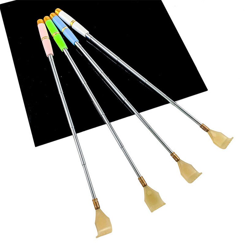 1pcs Stainless steel telescopic scratching rake Massage rake Household goods Folding scratching tool