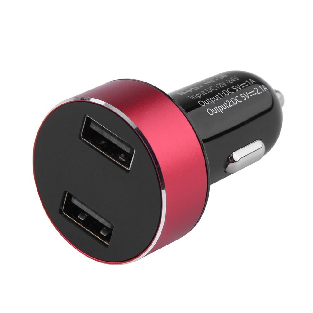 Chargeur universel de voiture en forme de corne, double USB, chargeur Portable, charge rapide, à l'intérieur de la voiture